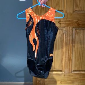 GK fire leotard new condition